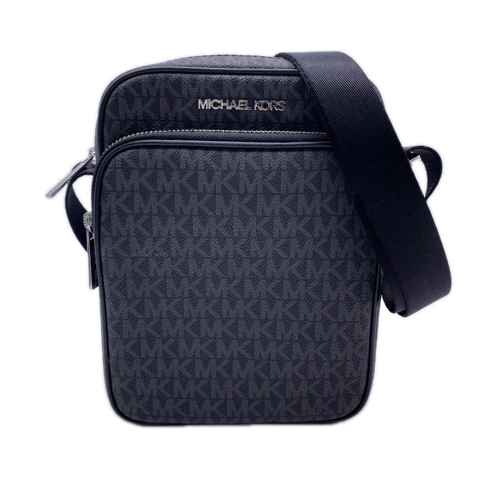 Michael Kors Jet Set Travel Shoulder Bag 35F1STVC2B (Black/Gray) - Women's